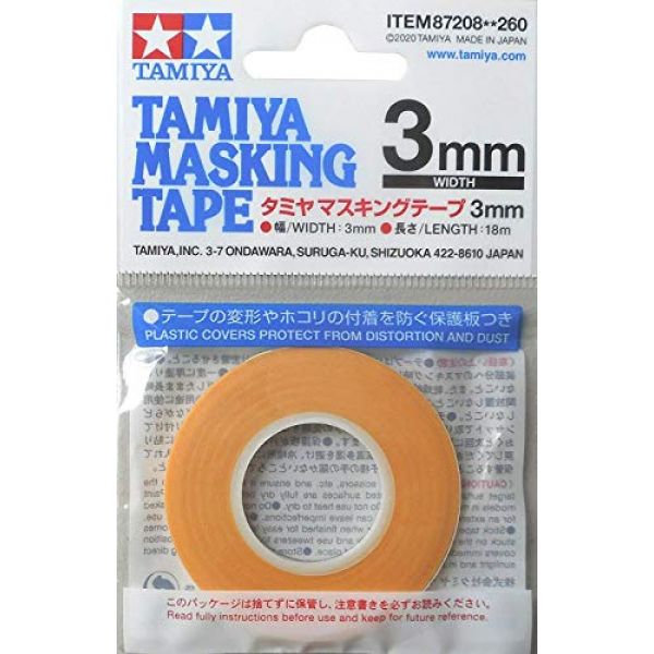 Tamiya Masking Tape 3mm Width (18m Length) Main Image