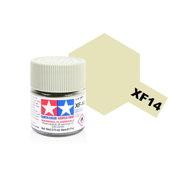 Tamiya Acrylic Mini XF-14 J.A. Grey Main Image