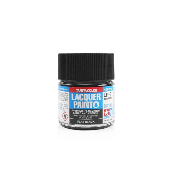 Tamiya LP-3 Flat Black Additional Image 2