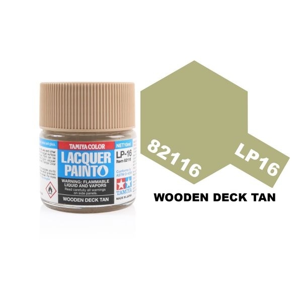 Tamiya LP-16 Wooden Deck Tan Main Image