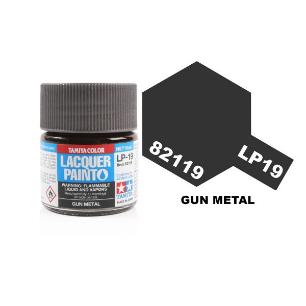 Tamiya LP-19 Gun Metal Main Image