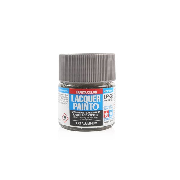 Tamiya LP-38 Flat Aluminium Additional Image 2