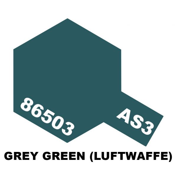 Tamiya AS-3 Grey Green (Luftwaffe) Additional Image 1
