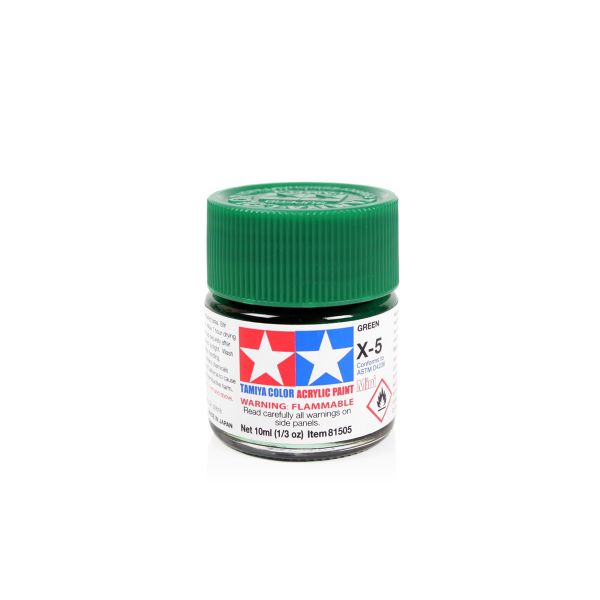 Tamiya Acrylic Mini X-5 Green Additional Image 1