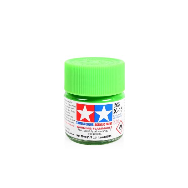 Tamiya Acrylic Mini X-15 Light Green Additional Image 1