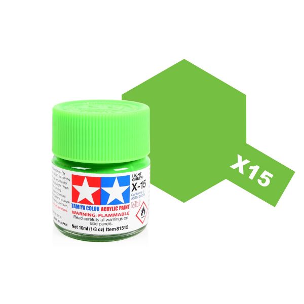 Tamiya Acrylic Mini X-15 Light Green Main Image