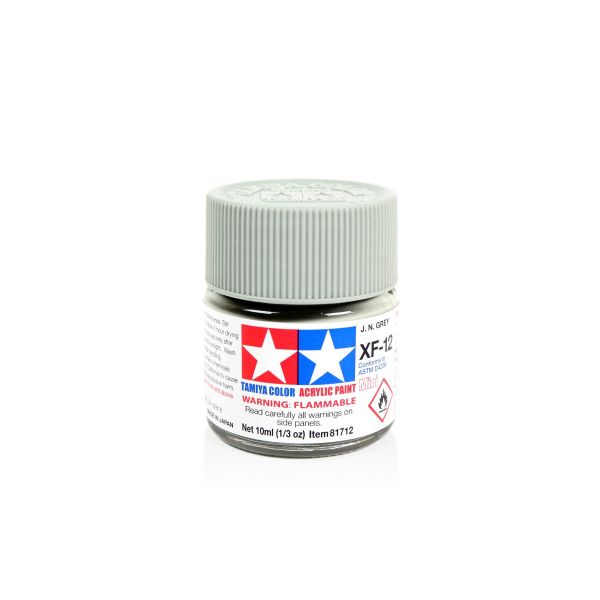Tamiya Acrylic Mini XF-12 J.N. Grey Additional Image 1
