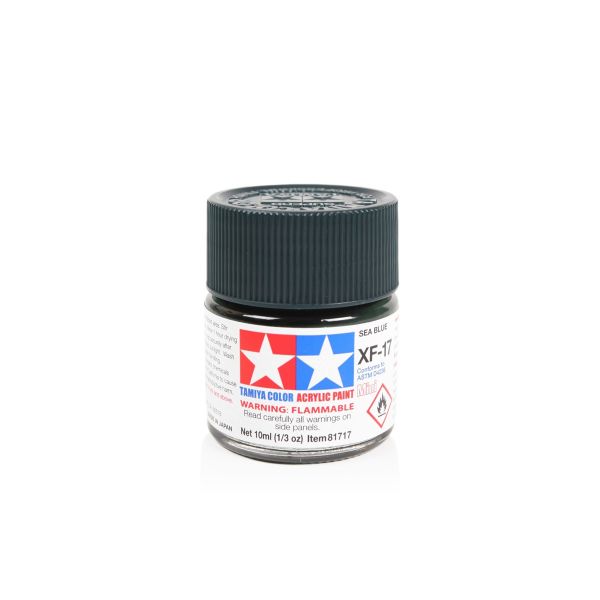Tamiya Acrylic Mini XF-17 Sea Blue Additional Image 1