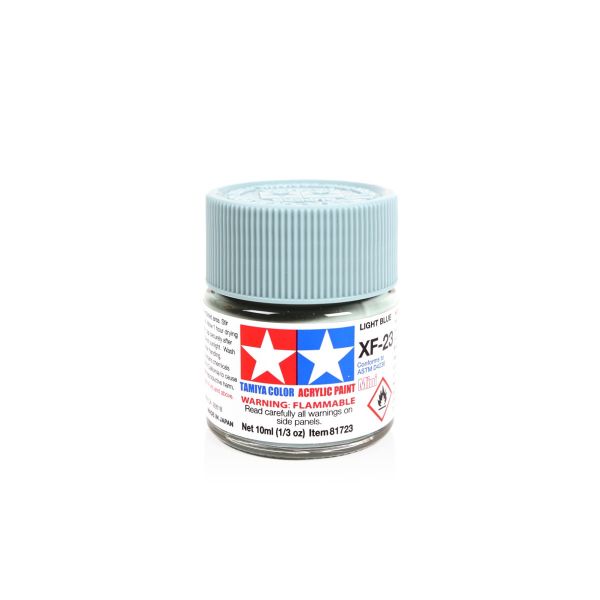 Tamiya Acrylic Mini XF-23 Light Blue Additional Image 1