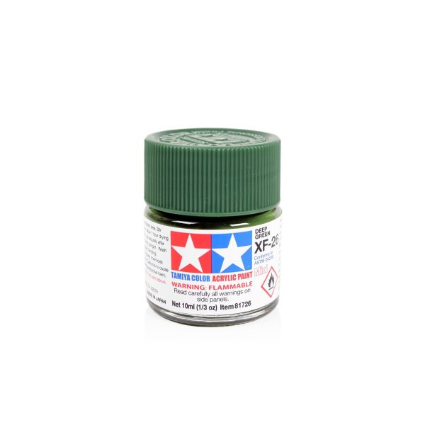 Tamiya Acrylic Mini XF-26 Deep Green Additional Image 1