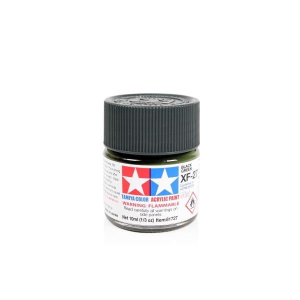 Tamiya Acrylic Mini XF-27 Black Green Additional Image 1