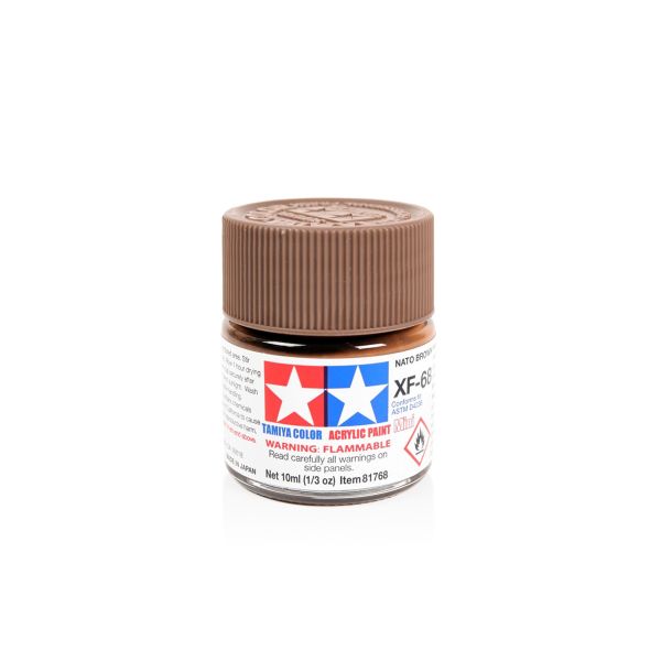 Tamiya Acrylic Mini XF-68 NATO Brown Additional Image 1