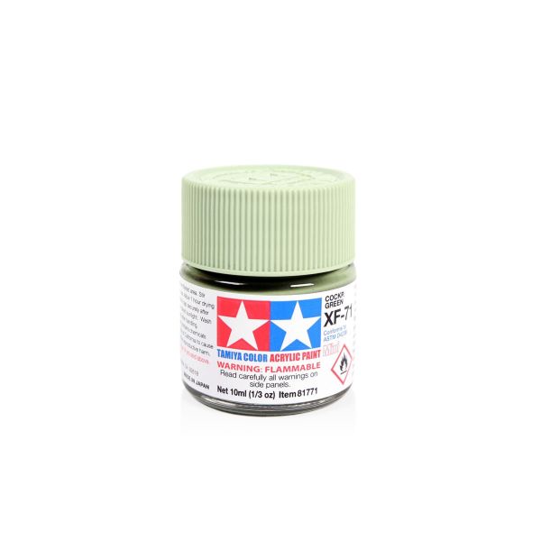 Tamiya Acrylic Mini XF-71 Cockpit Green Additional Image 1
