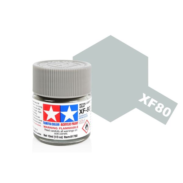 Tamiya Acrylic Mini XF-80 Naval Sea Grey Main Image