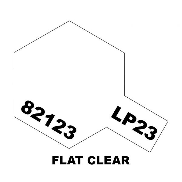 Tamiya LP-23 Flat Clear Additional Image 1