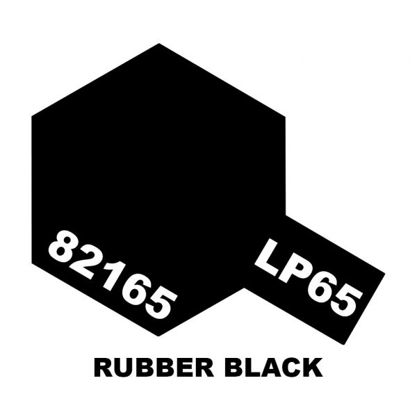 Tamiya LP-65 Rubber Black Additional Image 1