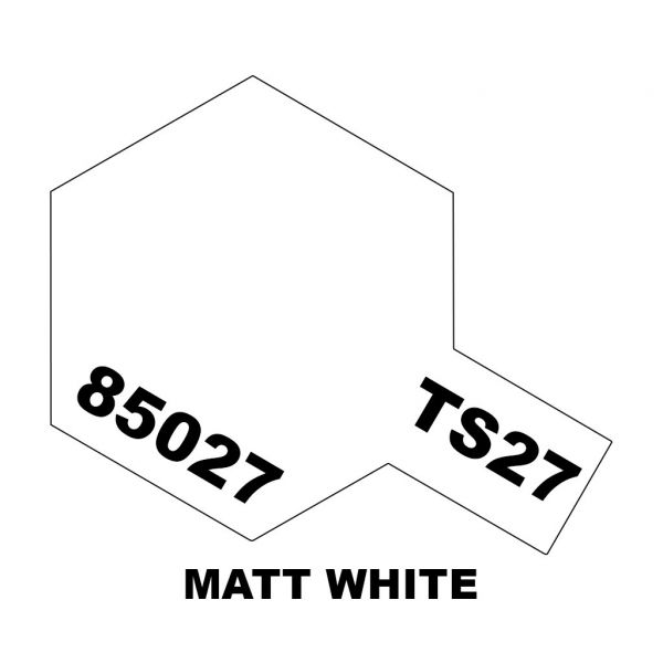 Tamiya TS-27 Matt White Additional Image 1
