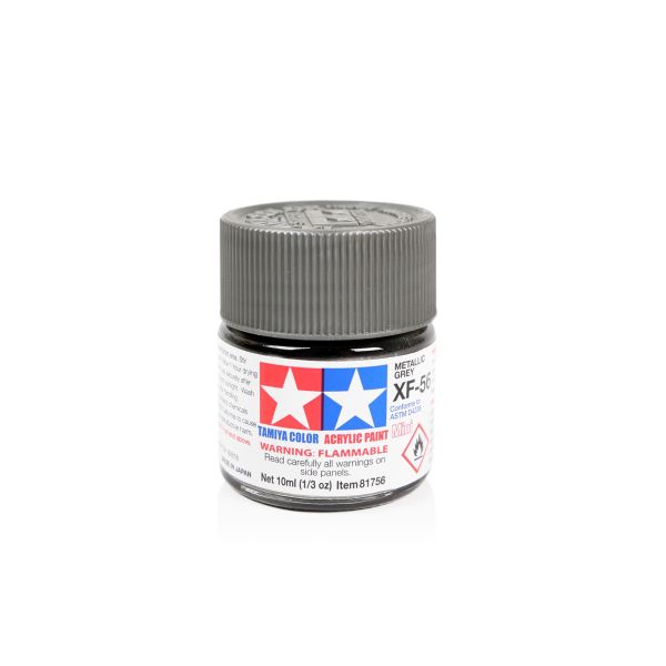 Tamiya Acrylic Mini XF-56 Metallic Grey Additional Image 1