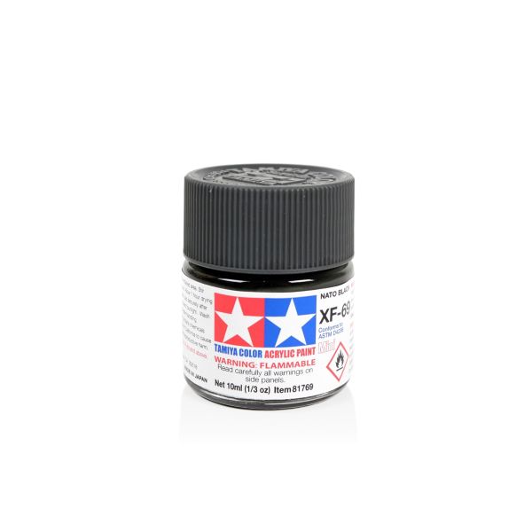 Tamiya Acrylic Mini XF-69 NATO Black Additional Image 1