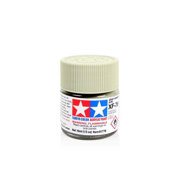 Tamiya Acrylic Mini XF-76 Grey-Green (IJN) Additional Image 1