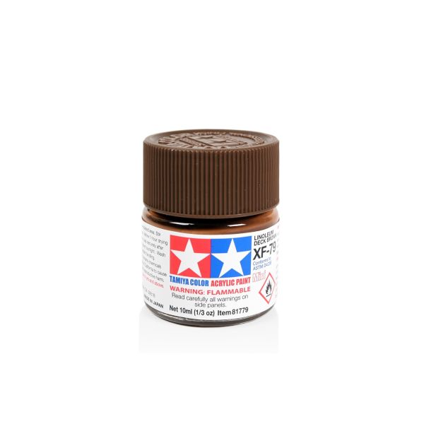 Tamiya Acrylic Mini XF-79 Lino Deck Brown Additional Image 1