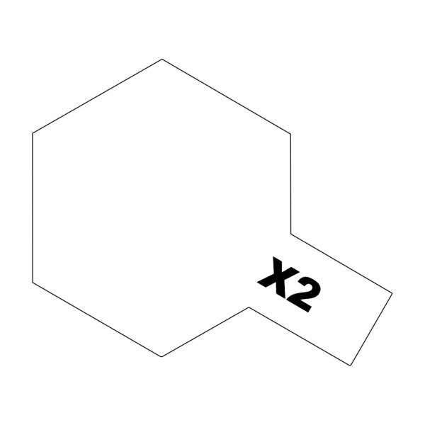 Tamiya Acrylic Mini X-2 White Additional Image 2