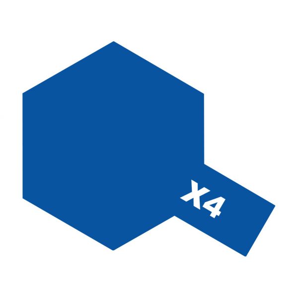 Tamiya Acrylic Mini X-4 Blue Additional Image 2