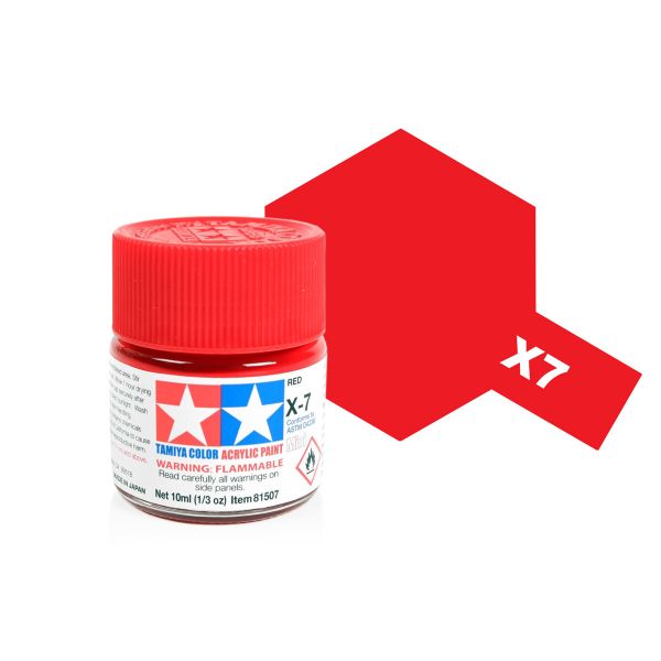 Tamiya Acrylic Mini X-7 Red Main Image
