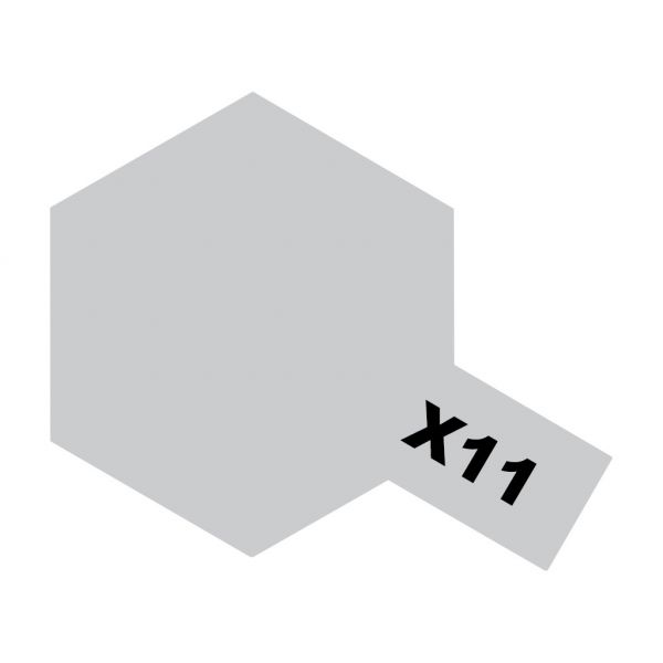 Tamiya Acrylic Mini X-11 Chrome Silver Additional Image 2