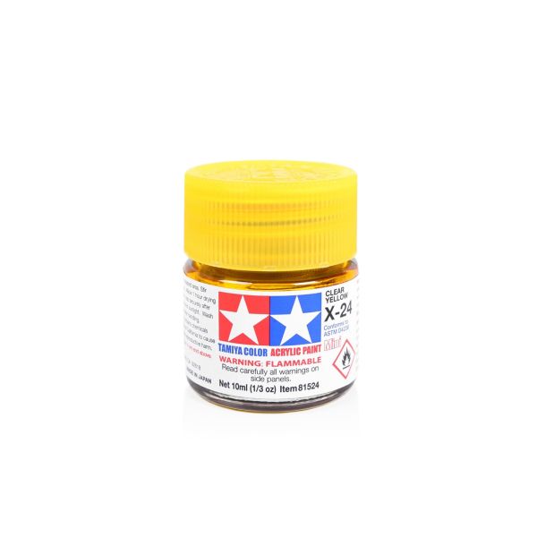 Tamiya Acrylic Mini X-24 Clear Yellow Additional Image 1