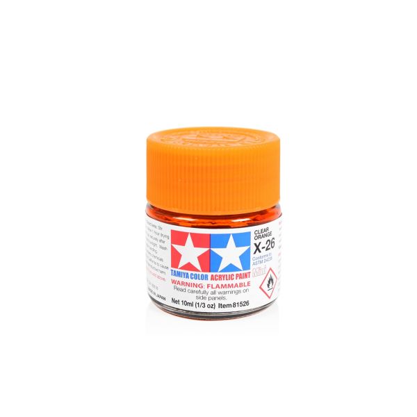 Tamiya Acrylic Mini X-26 Clear Orange Additional Image 1