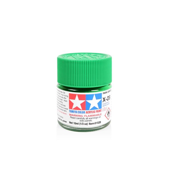 Tamiya Acrylic Mini X-28 Park Green Additional Image 1