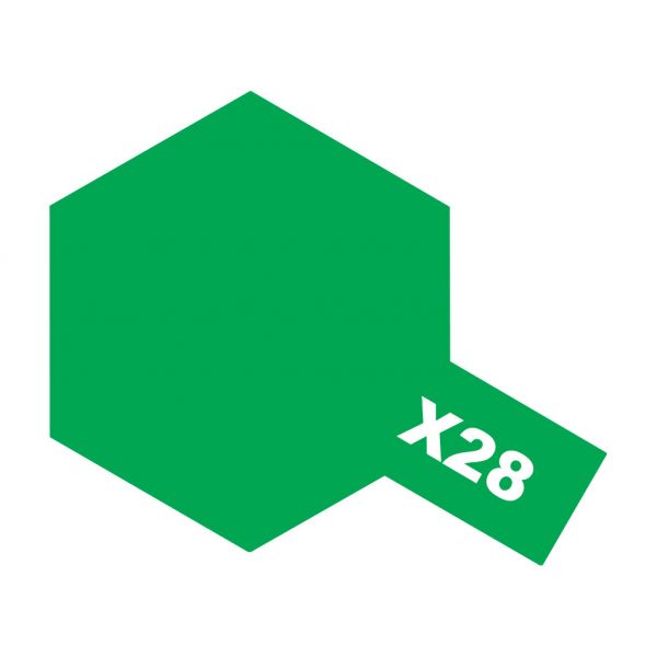 Tamiya Acrylic Mini X-28 Park Green Additional Image 2