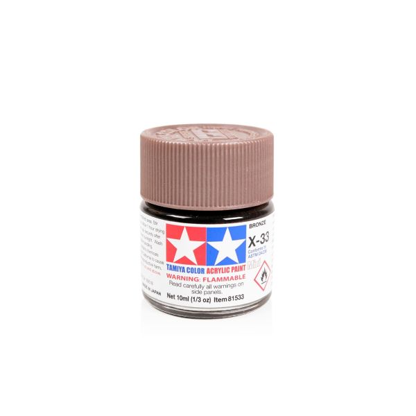Tamiya Acrylic Mini X-33 Bronze Additional Image 1