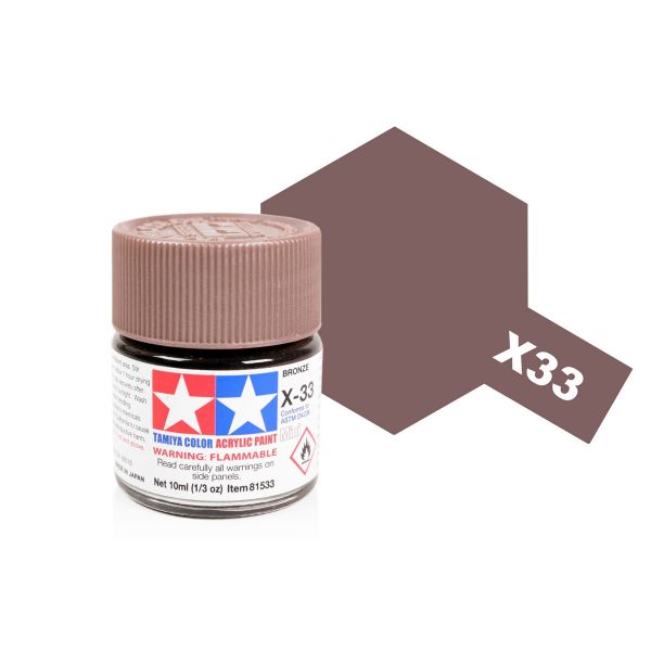 Tamiya Acrylic Mini X-33 Bronze Main Image