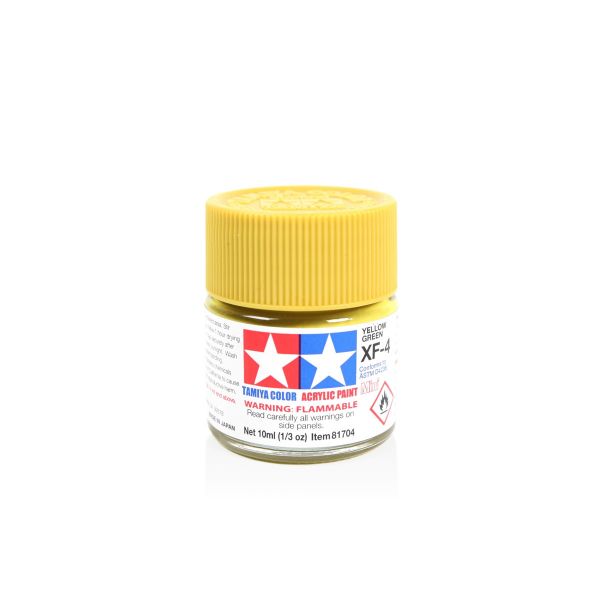 Tamiya Acrylic Mini XF-4 Yellow Green Additional Image 1