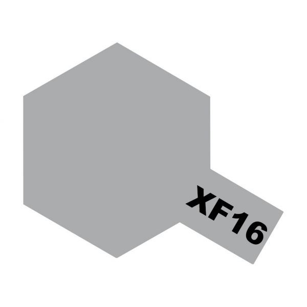 Tamiya Acrylic Mini XF-16 Flat Aluminium Additional Image 2