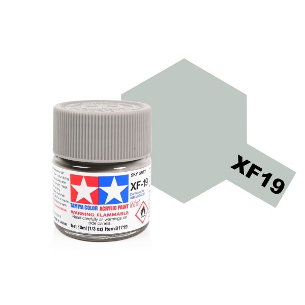 Tamiya Acrylic Mini XF-19 Sky Grey Main Image