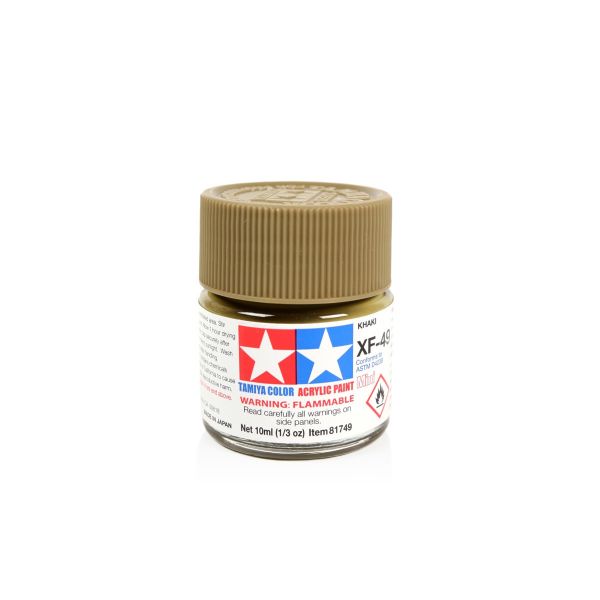 Tamiya Acrylic Mini XF-49 Khaki Additional Image 1