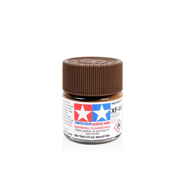 Tamiya Acrylic Mini XF-64 Red Brown Additional Image 1