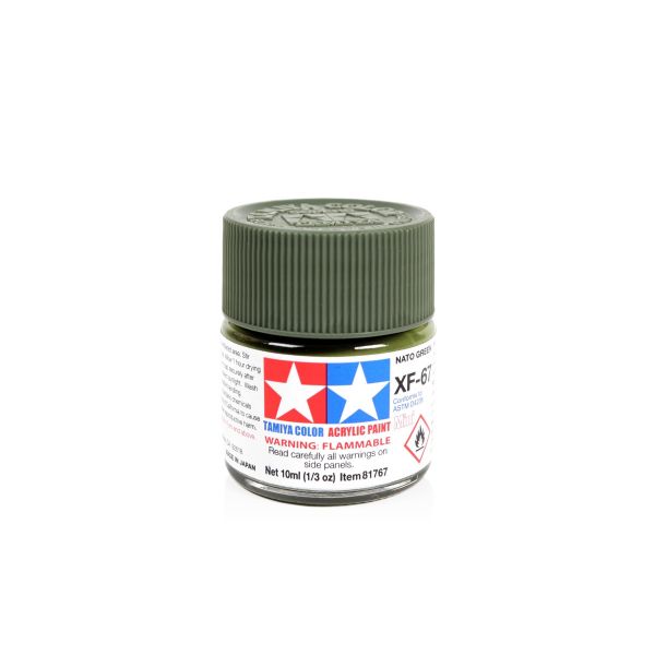 Tamiya Acrylic Mini XF-67 NATO Green Additional Image 1