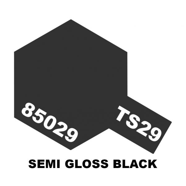 Tamiya TS-29 Semi Gloss Black Additional Image 1