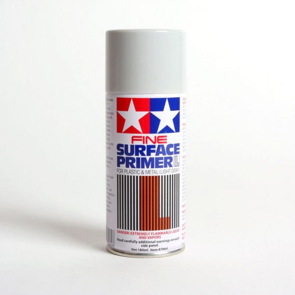 Tamiya Fine Surface Primer L Grey (180ml) Main Image