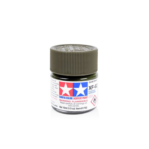 Tamiya Acrylic Mini XF-62 Olive Drab Additional Image 1