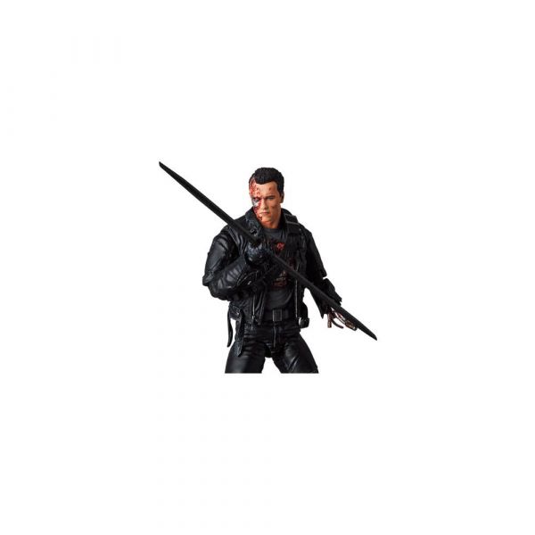 MAFEX T-800 Battle Damage Ver. Action Figure (Terminator 2) Additional Image 1