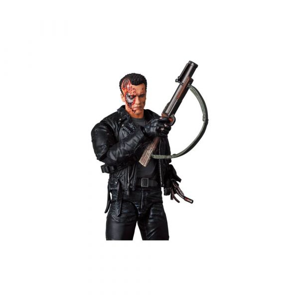 MAFEX T-800 Battle Damage Ver. Action Figure (Terminator 2) Additional Image 4