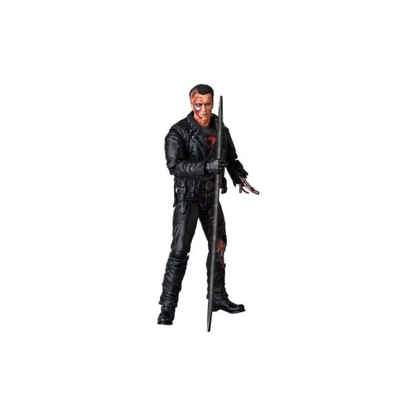 MAFEX T-800 Battle Damage Ver. Action Figure (Terminator 2) Additional Image 5
