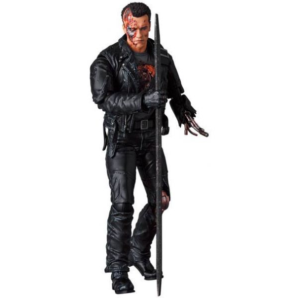 MAFEX T-800 Battle Damage Ver. Action Figure (Terminator 2) Main Image