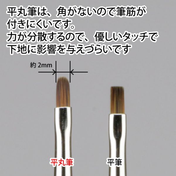 GodBrush Flat Round Brush with Cap Additional Image 1