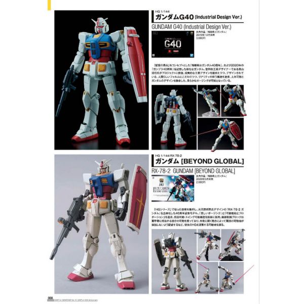 Gunpla Catalog Ver. HG GUNPLA 40th Anniversary Additional Image 4